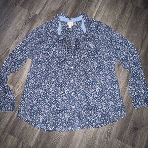 St. John’s Bay Long-sleeve Button-Up